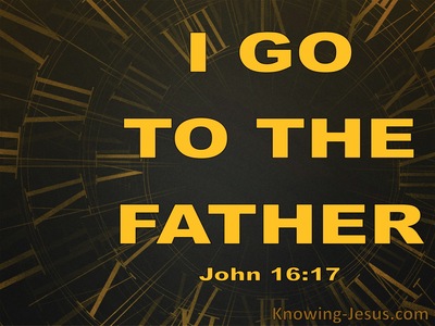 John 16:17 A Little While And You Will Not See Me (gold)